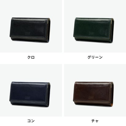 タケオキクチ TAKEO KIKUCHI キーケース メンズ レディース ブランド 鍵入れ 本革 牛革 レザー おしゃれ 軽量 軽い コンパクト スリム 三つ折 折り畳み 鍵 キー 大人 上品 高級感 シンプル 5連 イデア 756603 （チャ）｜詳細画像