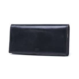 財布 長財布 メンズ レディース ブランド かぶせ 本革 レザー 大人 高級感 おしゃれ シック 上品 小銭入れ 札入れ ファスナー ロゴ イデア かぶせ長財布 756606 （コン）