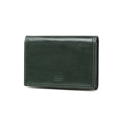 名刺入れ メンズ レディース ブランド カード 本革 レザー 大人 高級感 おしゃれ シック 上品 カードケース 名刺 ビジネス エンボス加工 ロゴ イデア 756608 （グリーン）｜詳細画像