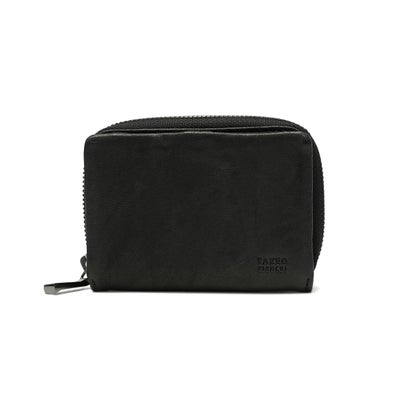 タケオキクチ TAKEO KIKUCHI コインケース メンズ レディース ブランド 小銭入れ ミニ財布 マルチケース レザー 本革 革 財布 キー 鍵 小銭 おしゃれ カード収納 オイスター パスケース兼用小銭入れ 720621 （クロ）｜詳細画像