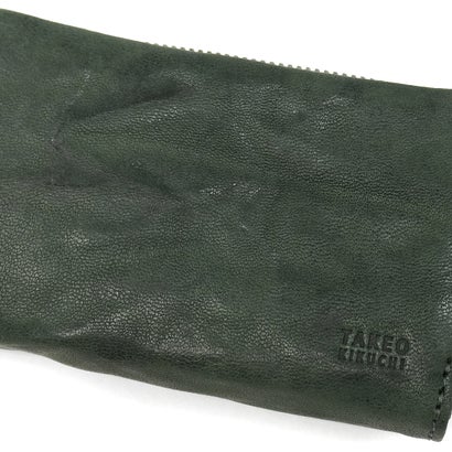 タケオキクチ TAKEO KIKUCHI キーケース メンズ レディース ブランド スマートキー 本革 革 レザー 大人 おしゃれ 鍵入れ かぎ 小銭 コインケース カード カード収納 オイスター 小銭入れ兼用キーケース 720622 （グリーン）｜詳細画像