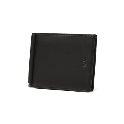 タケオキクチ TAKEO KIKUCHI マネークリップ ブランド 財布 本革 羊革 レザー おしゃれ 軽量 スリム 薄型 二つ折り 札ばさみ 純札 シンプル 大人 上品 高級感 きれいめ クロードII 790603 （キャメル）｜詳細画像