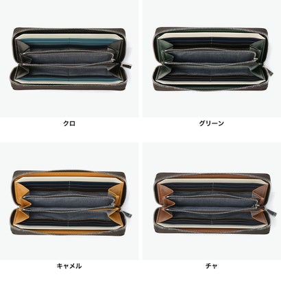 長財布 メンズ レディース ブランド 本革 財布 牛革 おしゃれ 軽量 小銭入れあり レザーウォレット シンプル 大人 上品 高級感 カジュアル マルゴll ラウンドファスナー長財布 780616 （クロ）｜詳細画像