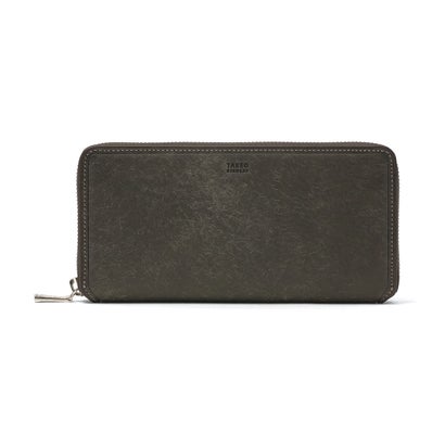 長財布 メンズ レディース ブランド 本革 財布 牛革 おしゃれ 軽量 小銭入れあり レザーウォレット シンプル 大人 上品 高級感 カジュアル マルゴll ラウンドファスナー長財布 780616 （チャ）｜詳細画像