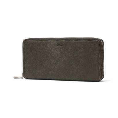 長財布 メンズ レディース ブランド 本革 財布 牛革 おしゃれ 軽量 小銭入れあり レザーウォレット シンプル 大人 上品 高級感 カジュアル マルゴll ラウンドファスナー長財布 780616 （キャメル）｜詳細画像
