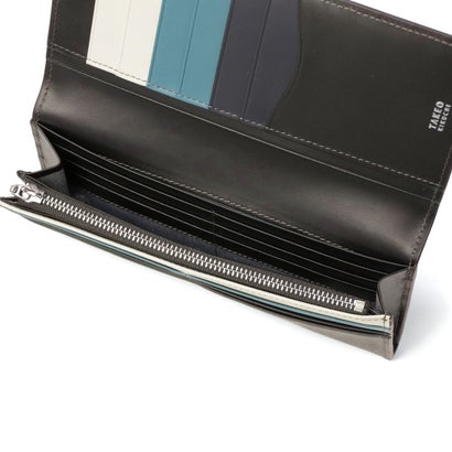 長財布 メンズ レディース ブランド 薄い 本革 財布 牛革 おしゃれ 軽量 軽い 小銭入れあり カード シンプル 大人 上品 高級感 フラップ フラップ長財布 カジュアル マルゴll 780615 （クロ）｜詳細画像
