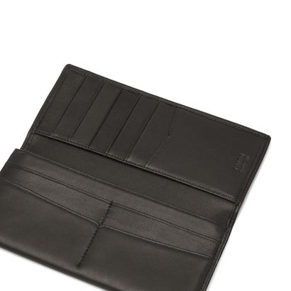 タケオキクチ TAKEO KIKUCHI 長財布 メンズ レディース ブランド 財布 本革 羊革 レザー おしゃれ 軽量 軽い かぶせ フラップ長財布 小銭入れあり シンプル 大人 上品 高級感 きれいめ ギフト クロードII 790605 （クロ）｜詳細画像