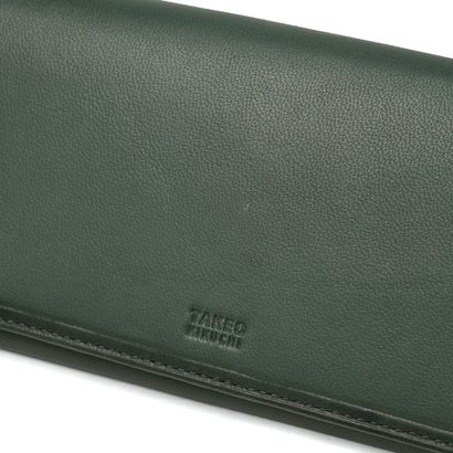 タケオキクチ TAKEO KIKUCHI 長財布 メンズ レディース ブランド 財布 本革 羊革 レザー おしゃれ 軽量 軽い かぶせ フラップ長財布 小銭入れあり シンプル 大人 上品 高級感 きれいめ ギフト クロードII 790605 （クロ）｜詳細画像