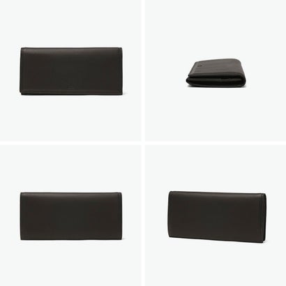 タケオキクチ TAKEO KIKUCHI 長財布 メンズ レディース ブランド 財布 本革 羊革 レザー おしゃれ 軽量 軽い かぶせ フラップ長財布 小銭入れあり シンプル 大人 上品 高級感 きれいめ ギフト クロードII 790605 （クロ）｜詳細画像