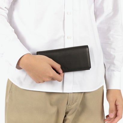 タケオキクチ TAKEO KIKUCHI 長財布 メンズ レディース ブランド 財布 本革 羊革 レザー おしゃれ 軽量 軽い かぶせ フラップ長財布 小銭入れあり シンプル 大人 上品 高級感 きれいめ ギフト クロードII 790605 （グリーン）｜詳細画像