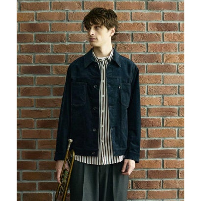 タケオキクチ TAKEO KIKUCHI ◆【BOWLER HAT LABEL】ストレッチコーデュロイGジャン （ネイビー(094)）｜詳細画像