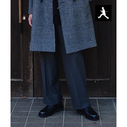 ◆【BOWLER HAT LABEL】ウォームストレッチ ワイドパンツ （ブラウン(043)）｜詳細画像