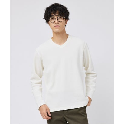 タケオキクチ TAKEO KIKUCHI 【日本製】メッシュ ジャージ Vネック プルオーバー （ネイビー(094)）｜詳細画像