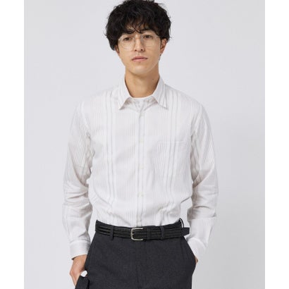 タケオキクチ TAKEO KIKUCHI 【Made in JAPAN】 リバーストライプ シャツ （ブルー(392)）｜詳細画像