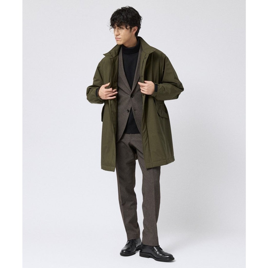 TK MIX PICE モッズコート XL ファー着脱可 防寒 タケオキクチ タケオキクチ TAKEO KIKUCHI マイクロリップボンディング モッズコート