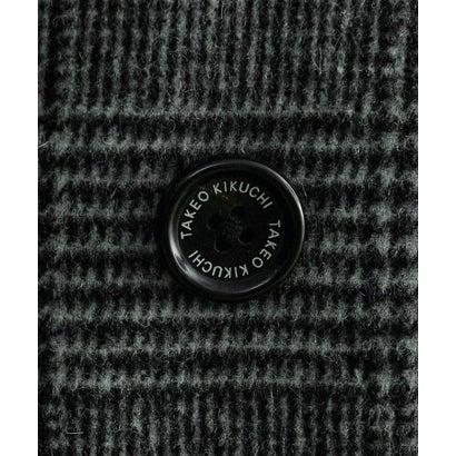 ◆【BOWLER HAT LABEL】SDGSグレンチェックアルスターコート （ブラック(219)）｜詳細画像