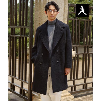 ◆【BOWLER HAT LABEL】スーパーライトウール混アルスターコート （ブラック(019)）｜詳細画像