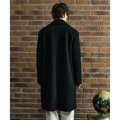 ◆【BOWLER HAT LABEL】スーパーライトウール混アルスターコート （ブラック(019)）｜詳細画像