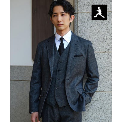 ◆【BOWLER HAT LABEL】ピンヘッドミルドウール ジャケット （ブラック(019)）｜詳細画像