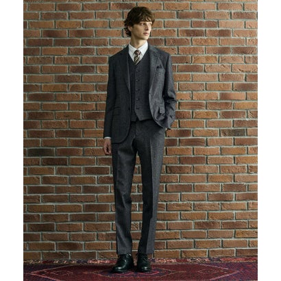 ◆【BOWLER HAT LABEL】ピンヘッドミルドウール ジャケット （ブラック(019)）｜詳細画像