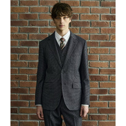 ◆【BOWLER HAT LABEL】ピンヘッドミルドウール ジャケット （ブラック(019)）｜詳細画像