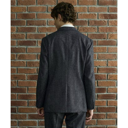◆【BOWLER HAT LABEL】ピンヘッドミルドウール ジャケット （ブラック(019)）｜詳細画像