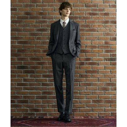 ◆【BOWLER HAT LABEL】ピンヘッドミルドウール スラックス （ブラック(019)）｜詳細画像