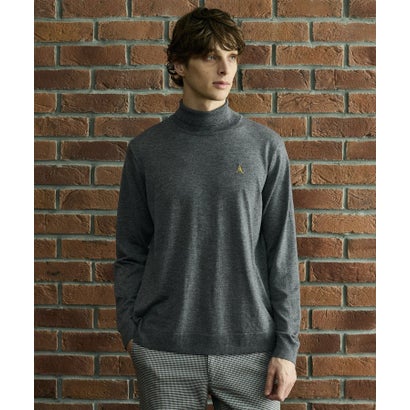 ◆【BOWLER HAT LABEL】日本製タートルネックニット （レッド(063)）｜詳細画像