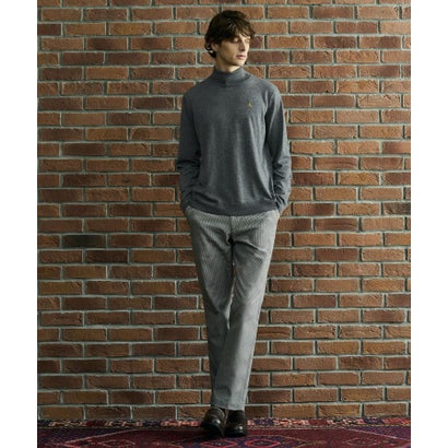 ◆【BOWLER HAT LABEL】日本製タートルネックニット （レッド(063)）｜詳細画像