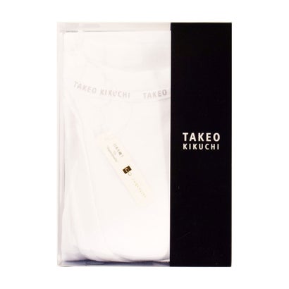 タケオキクチ TAKEO KIKUCHI スリーブレスVネックシャツ （ホワイト）｜詳細画像