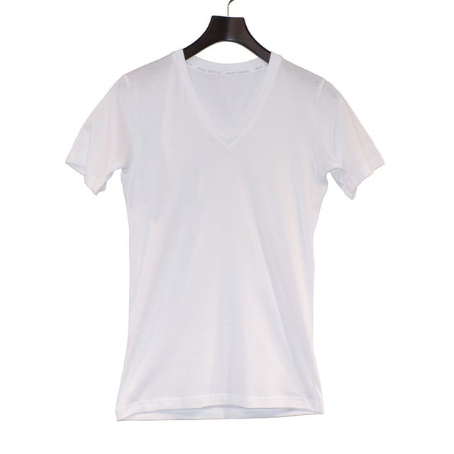 
                    半袖Vネックシャツ （ホワイト）