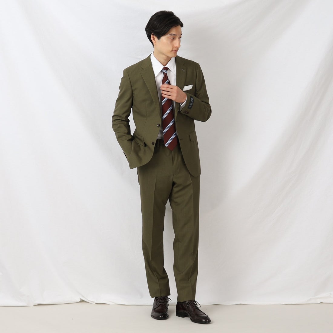 美品 TAKEO KIKUCHI × DORMEUIL セットアップ スーツ