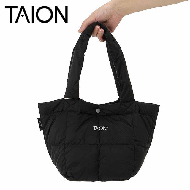 BASIC LUNCH DOWN TOTE BAG-S BLACK [-TOTE02-S] （BLACK）