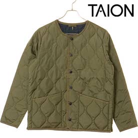 U MILITARY CREW NECK DOWN JKT D.OLIVE [-104B2ML-1] （D.OLIVE）
