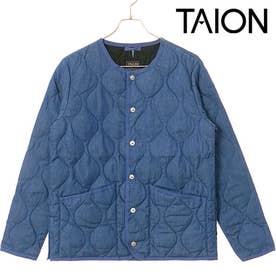U MILITARY CREW NECK DOWN JKT INDIGO-DENIM [-104B2ML-1] （INDIGO-DENIM）