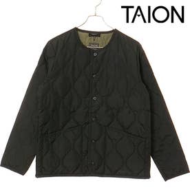 U MILITARY CREW NECK DOWN JKT BLACK [-104B2ML-1] （BLACK）