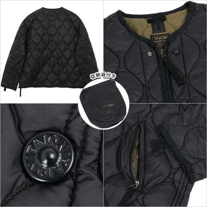 U MILITARY M65 LINER W-ZIP SHORT DOWN JKT BLACK [-M65LSZBML-1SHORT] （BLACK）｜詳細画像