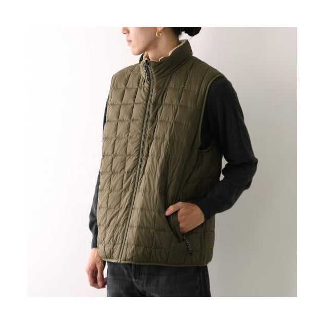 ダウンベスト MOUNTAIN マウンテン R002MBMT （D.OLIVE×CREAM/カーキ）