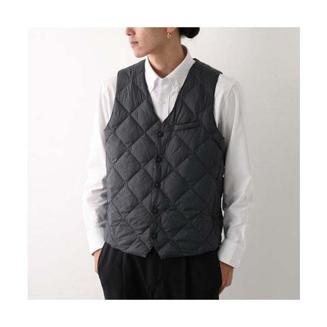 ダウンベスト CITY シティ 003CI シングル ジレ （CHARCOAL/グレー）