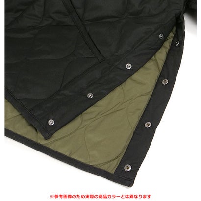 MILITARY CREW NECK DOWN JKT BLACK-DENIM [-104B2ML-1] （BLACK-DENIM）｜詳細画像