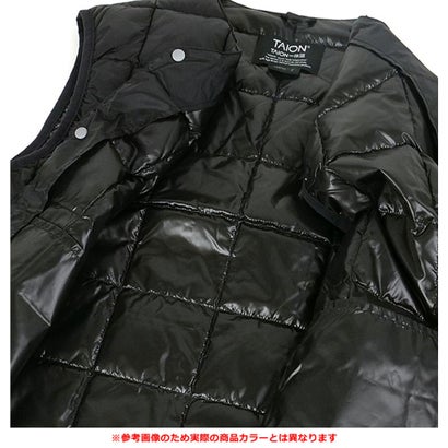 V NECK BUTTON DOWN VEST D.CHARCOAL [-001] （D.CHARCOAL）｜詳細画像