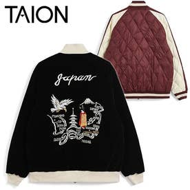 JAPAN SPECIAL REVERSIBLE SKAJAN DOWN JACKET BK/BRG [-JK04JS] （BK/BRG）