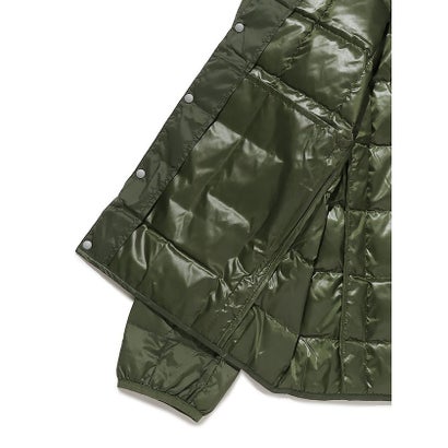 タイオン TAION タイオン/CREW NECK BUTTON DOWN JKT （OLIVE）｜詳細画像