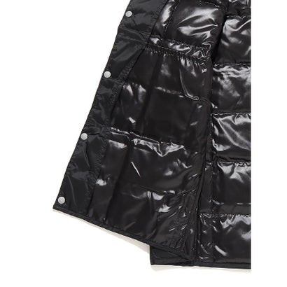 タイオン/CREW NECK BUTTON DOWN VEST （BLACK）｜詳細画像