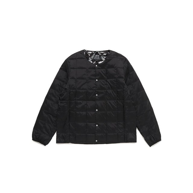 /CREW NECK BUTTON DOWN JKT （BLACK）