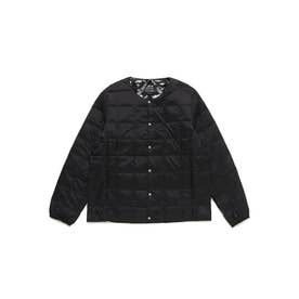 /CREW NECK BUTTON DOWN JKT （BLACK）