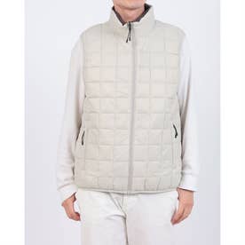 マウンテン リバーシブル ダウン×ボア ハイネック ベスト （ICEGRAY/CHARCOAL）