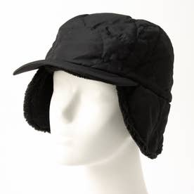 ミリタリー ダウン×ボア ウォームキャップ （BLACK/BLACK）