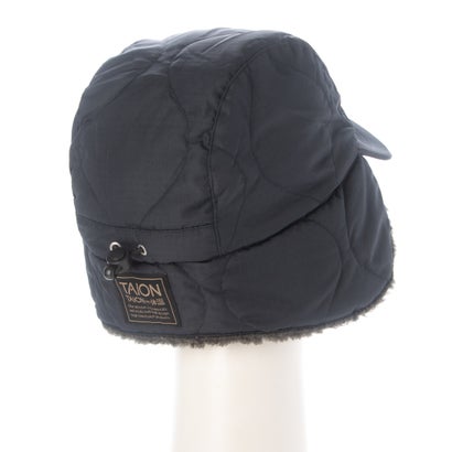 タイオン TAION ミリタリー ダウン×ボア ウォームキャップ （D.NAVY/CHARCOAL）｜詳細画像
