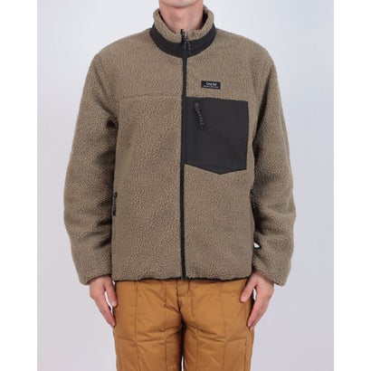 マウンテン リバーシブル ダウン×ボア ハイネック ジャケット （BLACK/BEIGE）｜詳細画像